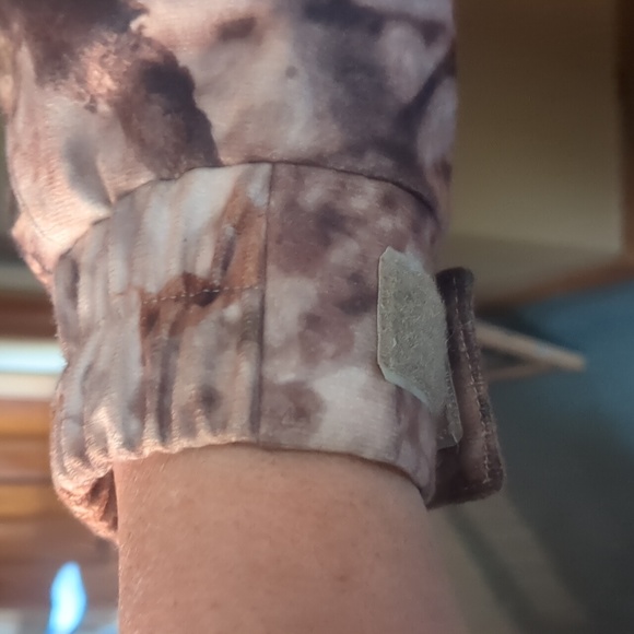 CABELA'S* dry fit camo jacket lined 6pckt zip/snap front dbl placket visor hood - Picture 6 of 16